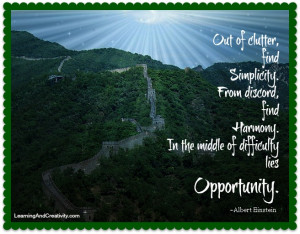 Quotes Great Wall Of China ~ Opportunity - Learning Quote by Albert ...