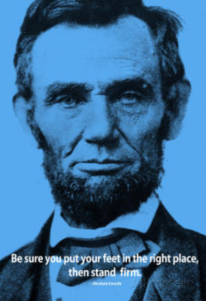 ... abraham lincoln stand firm inspire quote poster posters i8834438 htm
