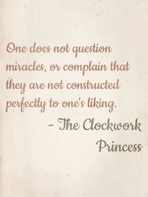 Clockwork Princess Tessa Gray Quotes