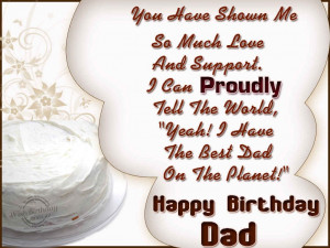 Happy Birthday Messages For Dad From Daughter
