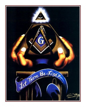 ... Insights by Gerald Ivey (Black Masonic Art Print - Size: 24x32 inches