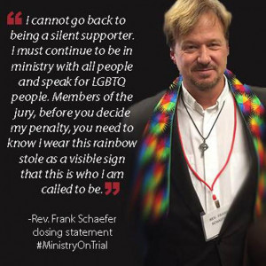 Reverend Frank Schaefer, who officiated his gay son’s wedding, is ...
