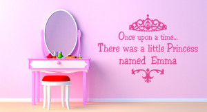 Once upon a time...there was a little princess names (your childs name ...