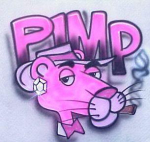 All Graphics » Gangsta Pink Panther