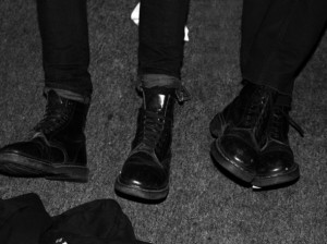 black and white, boots, doc martens, docs