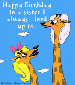 ... | More happy birthday to a funny sister quotes poems | Source Link