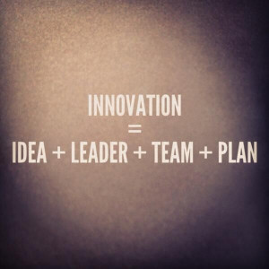 Innovation= idea + leader + team + plan: it is essential for business ...