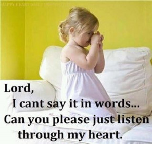 Can you please just listen through my heart??