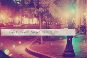 girl, love, never forget, night, street