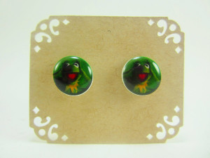 Kermit The Frog Quotes Kermit the frog stud post earrings by ...