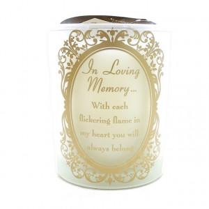 loving memory candle in jar product catalogue sympathy gifts sympathy ...