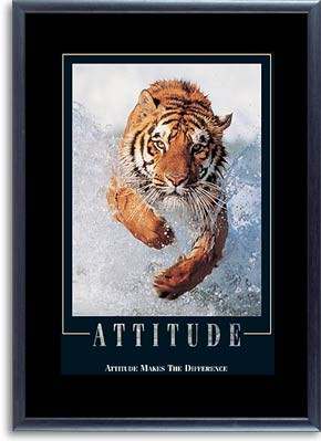 Motivational Framed Posters : Tiger Poster