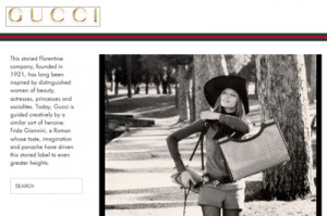 Gucci increases digital presence with Tumblr, updated mobile app