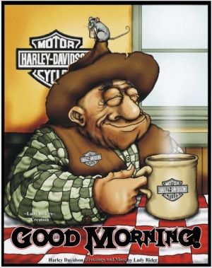Harley Davidson Morning Coffee