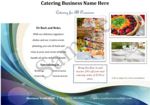 catering business card template cool colors catering business card ...