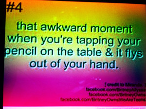 awkward moments