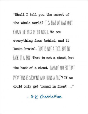 Chesterton Christian quote typography print by jenniferdare, $10 ...