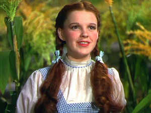 ... Judy Garland in a still from The Wizard of Oz. She wore four pairs o