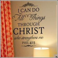 quote for above fireplace Christian Wall Decals | Inspirational Wall ...