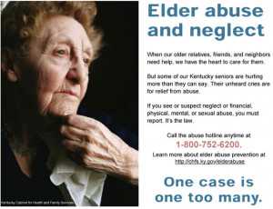 Elder Abuse And Neglect.