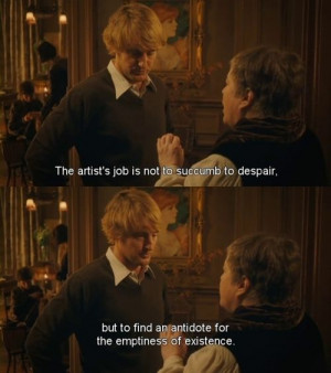 love this quote from Midnight in Paris