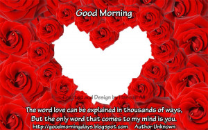 Good Morning Tuesday. 8 Beautiful Love Quotes for the day