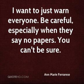 Warn Quotes