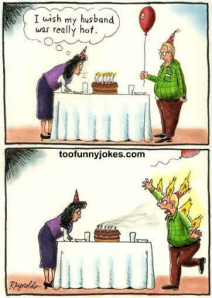 Funny Husband Birthday Wish