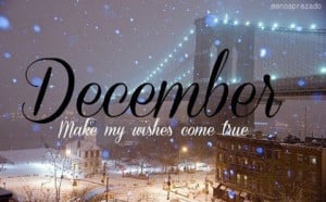 begins about the first of december december wishes come true