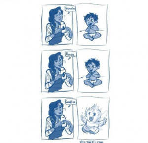 Leo Valdez pequeno e Esperanza Valdez