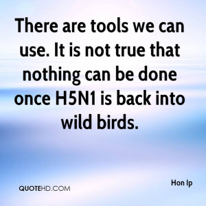 There are tools we can use. It is not true that nothing can be done ...