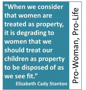 quote by one of the early feminists