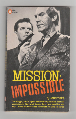 Mission Impossible, 1960s tv series novel vintage paperback book, spy ...