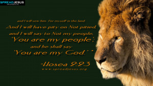 BIBLE QUOTES HD-WALLPAPERS -and I will sow him for myself in the land ...
