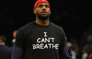LeBron wears 'I Can't Breathe' shirt before Cavaliers match