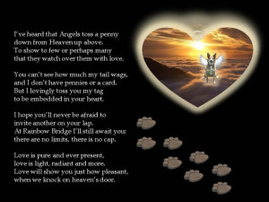 tag from heaven - dog poem animals dog animal pets pet family quotes ...