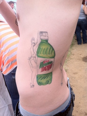Diet Mountain Dew Pin-Up Girl