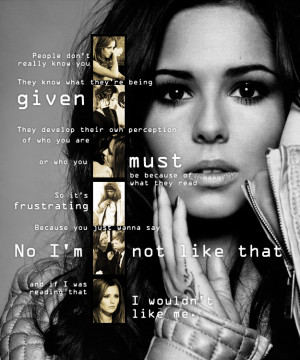 Cheryl Cole - Quote Poster by leonaslabyrinth