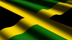 Jamaica Flag Spinning Globe