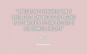 quotes about gratitude appreciation is the highest form of prayer