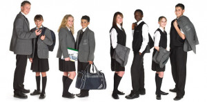 Call upon us to mend your school uniforms and family clothing .
