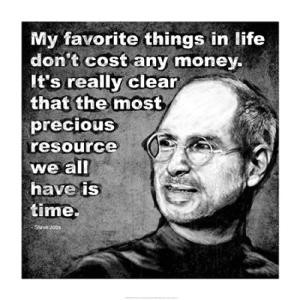 Steve Jobs Quote I Poster Print (14 x 14)