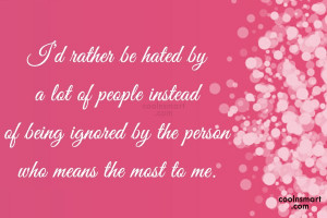 Being Ignored Quotes and Sayings - Page 5