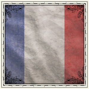 France Sightseeing Flag...