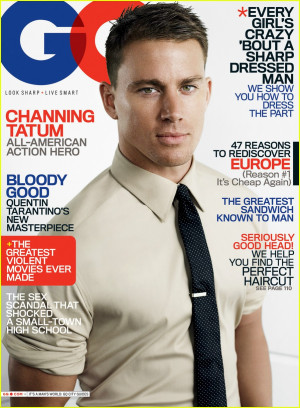 Channing Tatum Covers GQ Magazine August 2009