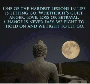 One of the hardest lessons in life is letting go. Whether it’s guilt ...