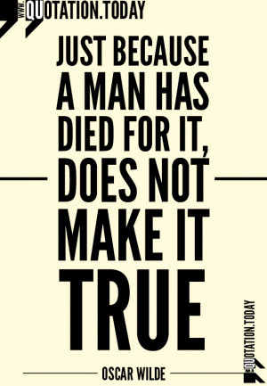 Quotations | Oscar Wilde – Quotes on Truth