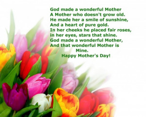 Day Quotes Happy Mothers Day Quotes With Images In Heaven Happy ...