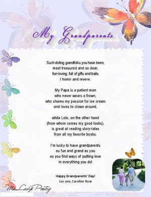 My Grandparents Poems About The People Who Will Hold Our Hand To The ...