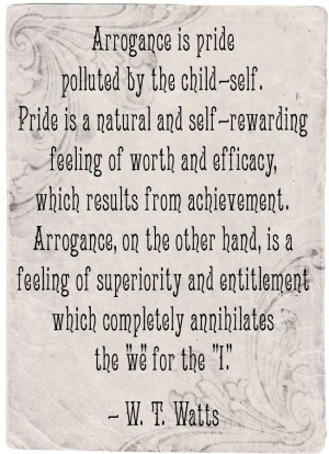arrogance, vanity, pride, disdain, pretension, smug, vain, aloof, ego ...